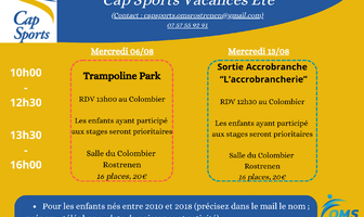 Cap Sports Vacances d&#039;été #2