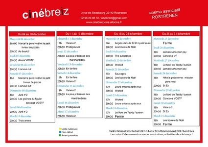 Cinébreiz | Programme de Décembre