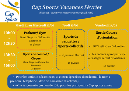 Cap Sports Vacances d&#039;Hiver