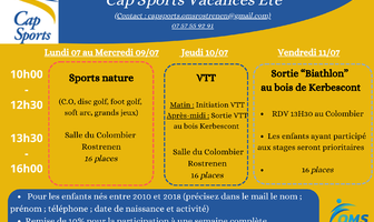 Cap Sports Vacances d&#039;été #1
